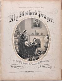 cover of MY MOTHER'S PRAYER: As Sung by Duprez & Benedicts Minstrels (Sheet Music)