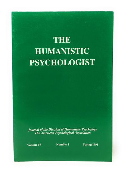 The Humanistic Psychologist Volume 19 Number 1 Spring 1991 [Transpersonal Psychology]