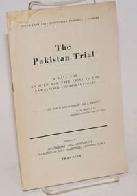 image of The Pakistan Trial: A Call for an Open and Fair Trial in the Rawalpindi Conspiracy Case
