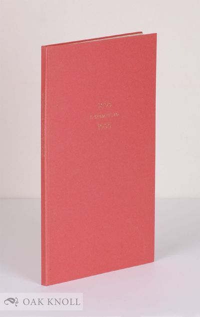 CHRONIK DER SCHRIFTGIESSEREI D. STEMPEL AG, FRANKFURT A.M., SECHZIG JAHRE IM DIENSTE DER LETTERN, 1895-1955