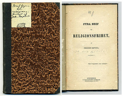 Fyra bref om religionsfrihet, af Johannes…