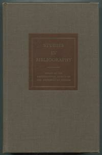 image of Studies in Bibliography: Papers of the Bibliographical Society of the University of Virginia: Volume Twenty-Two