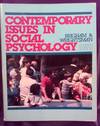 Contemporary Issues in Social Psychology