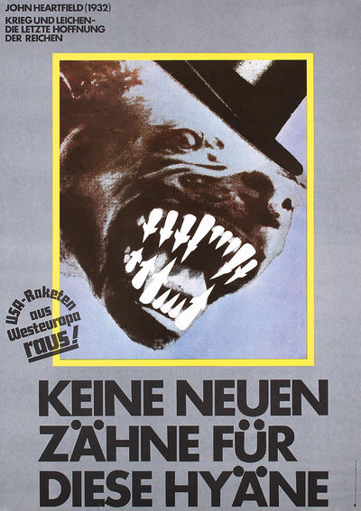 KEINE NEUEN ZÄHNE FÜR DIESE HYÄNE [caption title] [from: KRIEG UND LEICHEN - DIE LETZTE HOFFNUNG DER REICHEN]