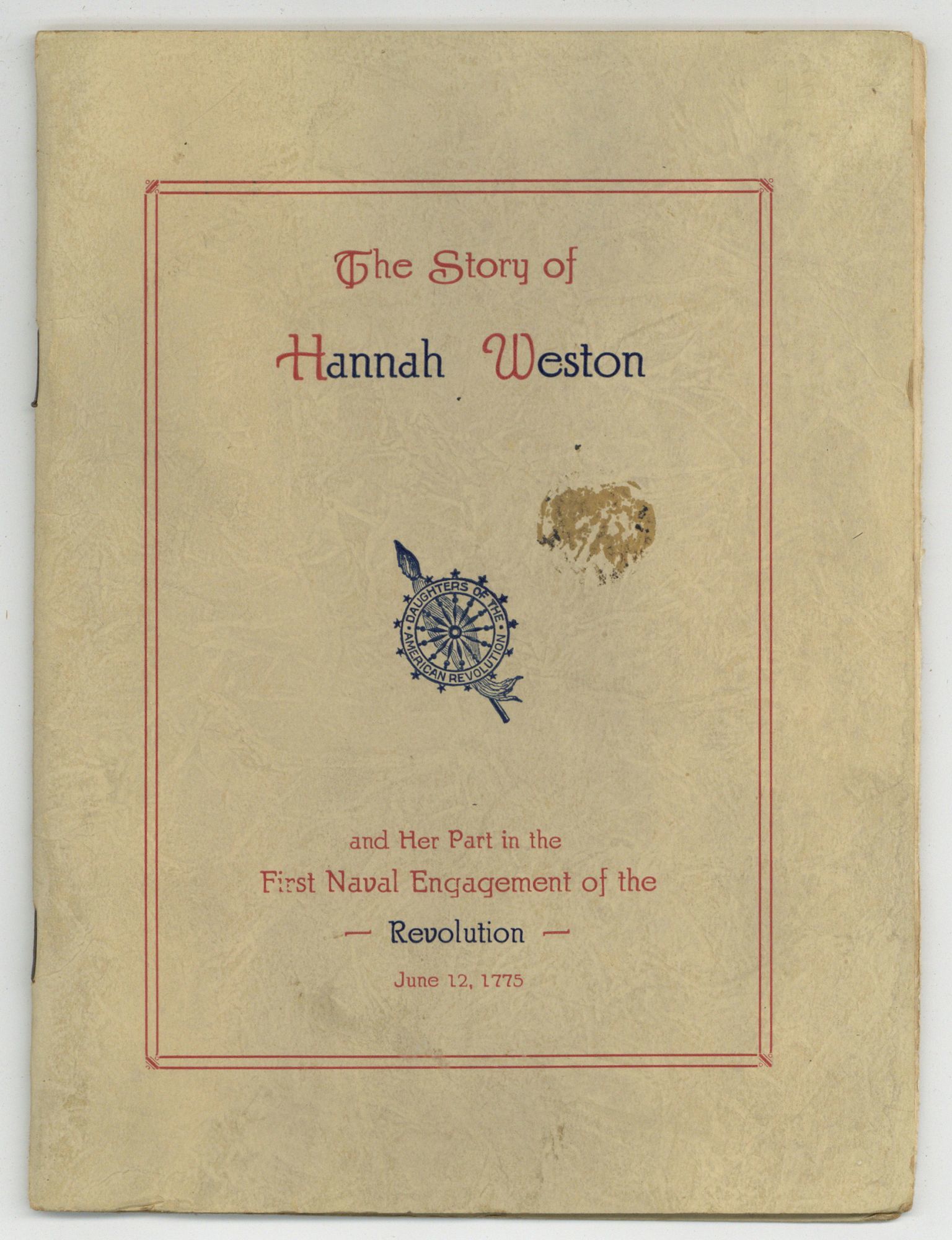 The Story of Hannah Weston and Her Part in the Fir