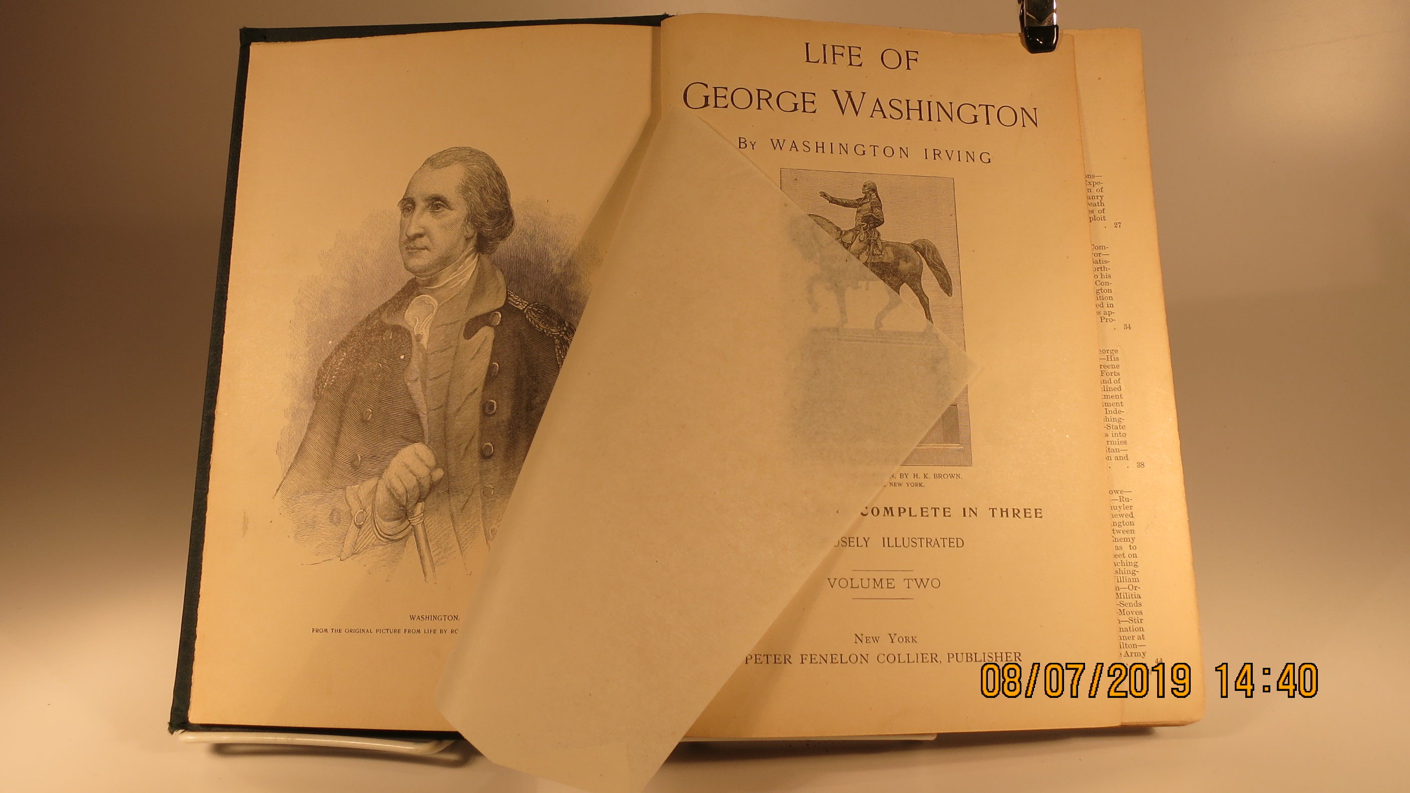 Life of Washington by Washington Irving Hardcover from Oasis Books (SKU rbr1pre6)