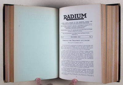 Pittsburgh: The Radium Publishing Company, 1916. First edition. Hardcover. vg. Quarto. 3/4 leather o...