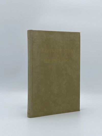Gertrude Stein: A Bibliography