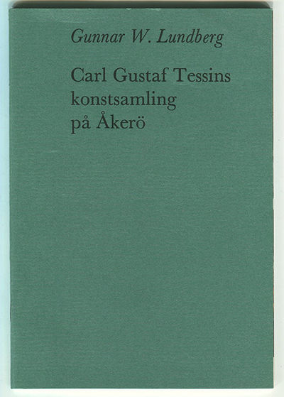 Carl Gustaf Tessins konstsamling på Åkerö.