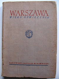 WARSZAWA WIEKU OSWIECENIA