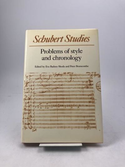 Schubert Studies. Problems of Style and…