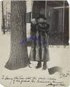 Postmaster General Harry New Signs A Photo Of Himself And His Dog