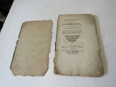 Revolution de l'Amerique. Philosophique & Politique des Etablissements & du Commerce des Europeens dans las deux Indes