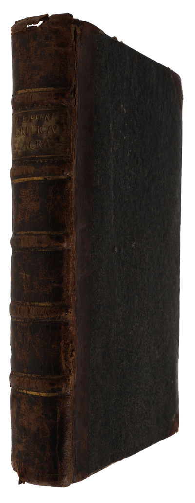 Critica sacra, de sacri Codicis partitione, editionibus variis, linguis originalibus & illibata puritate Fontium, interpretatione Scripturae legitima, nec non eiusdem translatione in Linguas totius universi, de Masora & Kabbala, Talmude denique & Alco... (photo 2)