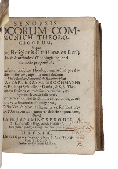 Synopsis locorum communium theologicorum in qua…