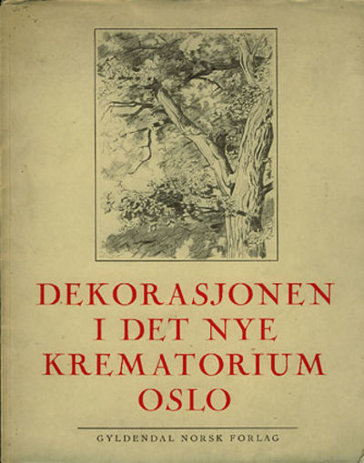 DEKORASJONEN I DET NYKE KREMATORIUM I OSLO. …
