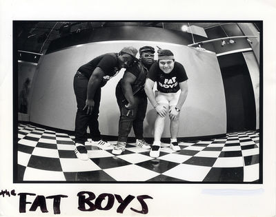 (Hip hop) THE FAT BOYS [ca. early-1980s] Publicity photo