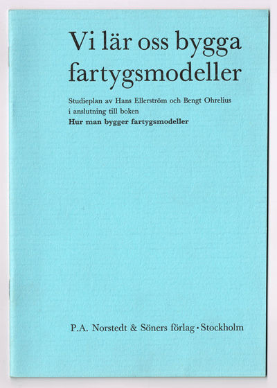 Vi lär oss bygga fartygsmodeller. Studieplan…