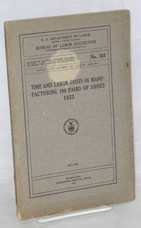 image of Time and labor costs in manufacturing 100 pairs of shoes