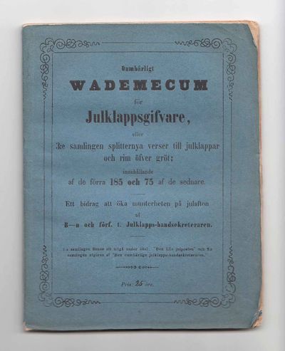 Oumbärligt vademecum för julklappsgivare, eller…