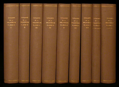 Catalogue de la bibliothèque Hammer à Stockholm.…