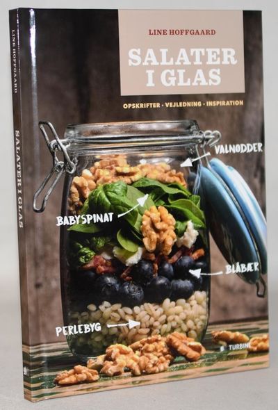 Salater i glas.