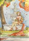 image of Manuela Soriani Autumn Breeze Original Fantasy Art