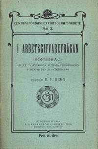 I arbetsgifvarefrågan. Föredrag hållet i…