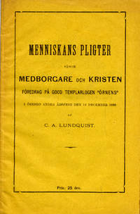Menniskans pligter såsom medborgare och kristen.…