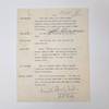RADIO SCRIPT PAGE [Signed by Eddie Rickenbacker and Broncho Charlie Miller]