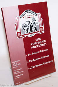 cover of Convention Proceedings; Pre-primary Election, Pre-General Election, 22nd Biennal Convention