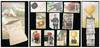 Ten (10) Novelty Postcards with Hidden Messages, Photo Accordion Viewbooks in Pockets