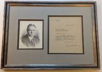 Framed Typed Letter Signed as President by Herbert (1874 - 1964) HOOVER - Signed - 1930 - from Argosy Book Store (SKU: 256380)