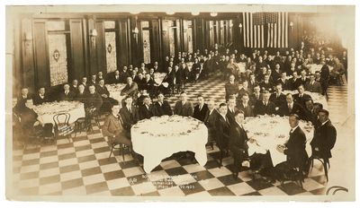 Panoramic Group Photograph of the 301st Field Signal Battalion from Boston, Massachusetts in 1922