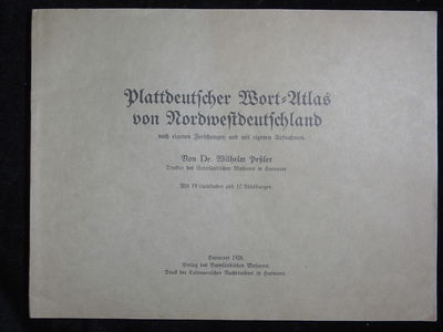 PLATTDEUTSCHER WORT-ATLAS VON NORDWESTDEUTSCHLAND…
