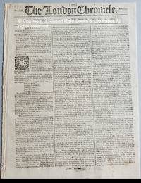 cover of The London Chronicle. Vol. LXII, No. 4847. From Tuesday, November 20, to Thursday, November 22, 1787.