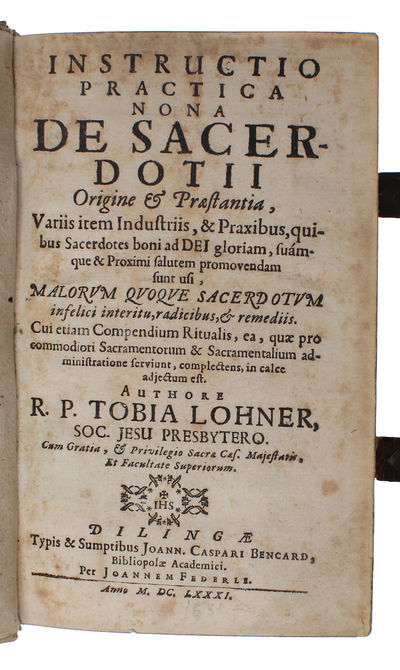 Instructio practica nona De Sacerdotii Origine & Praestantia (+) Compendium Ritualis Pro Administratione Sacramentorum. (photo 3)