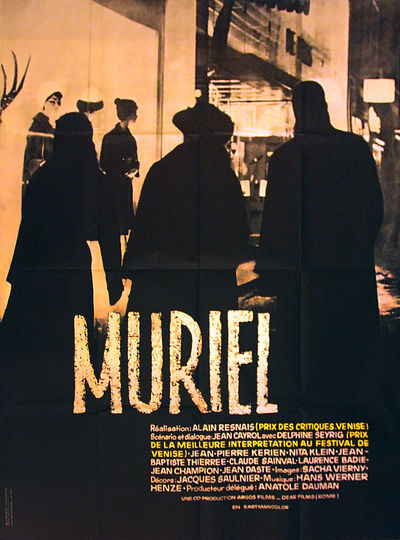 MURIEL [MURIEL OU LE TEMPS D'UN RETOUR] (1963) French grande poster