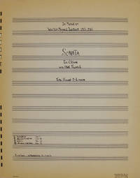 SONATA FOR ORGAN WITH STATE TRUMPETS : IN MEMORIAM WILFRID MEYNELL ZOGBAUM 1915-1965 [manuscript...