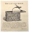 Toy Cat and Mouse Advertising Leaflet; (photo 0)