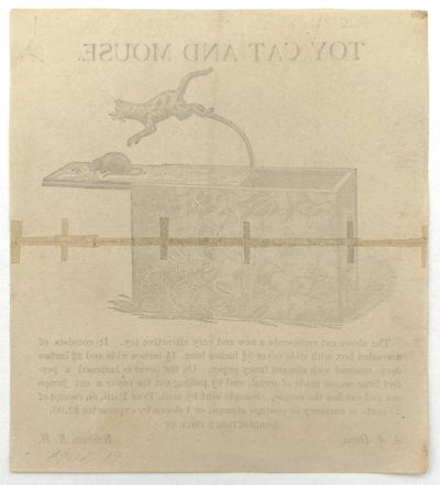 Toy Cat and Mouse Advertising Leaflet; (photo 1)