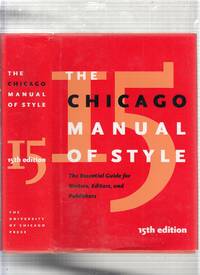 image of The Chicago Manual of Style (15th Edition)