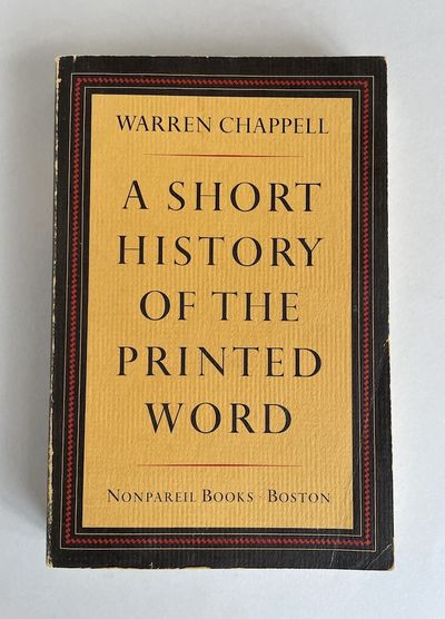 A Short History of the Printed Word