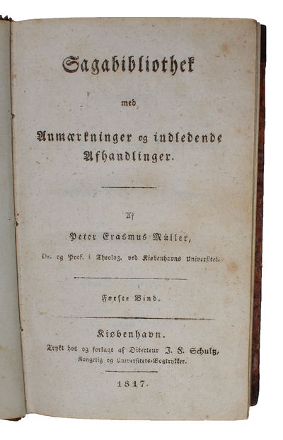 Sagabibliothek med Anmærkninger og indledende Afhandlinger. 3 Bd. (photo 2)