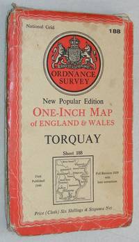 Torquay. Sheet 188 One-Inch Map of England & Wales, New Popular Edition