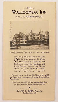 The Walloomsac Inn in Historic Bennington, VT