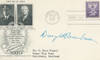 A Rare Autographed First Day Cover Honoring the First Expansion of NATO, Along with America's First NATO Stamp, Signed by Supreme Allied Commander Dwight D. Eisenhower