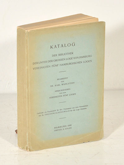 Katalog der Bibliothek der unter der Grossen Loge…