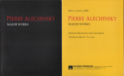 PIERRE ALECHINSKY - MAJOR WORKS. May 6 - June 6,…