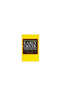 image of Early Greek Thinking: The Dawn of Western Philosophy